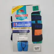 Boys 6 Pair Boxer Briefs Breathable Stretch Micro Mesh Tri-COOL Youth XL 18-20
