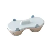 Microwave Egg Poacher Cooker, 2-Cavity Egg Steamer Cooker with Lid, Double Poached Egg Machine, Egg Steamer Cookware, Easy Breakfast Cooking Tools