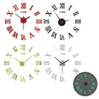 Luminous and Quiet Operation DIY Acrylic Wall Sticker Clocks Available