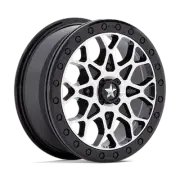 MSA Portal M48 Beadlock Machined UTV / ATV Wheels, 15x6, 4x110, 38 mm/5+2