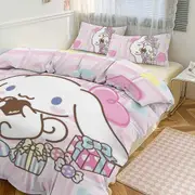 a2355 Cute Cinnamoroll Cartoon Character Duvet Cover Set Bedding Set 3D Cartoon Printed Comfortable And Soft Bed Set Room Decor for Bedroom jfr2355