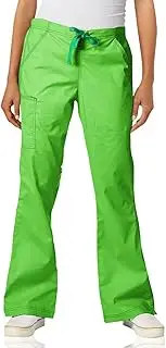 [WonderWink] Women's Wonderflex Grace Scrub Pant, Green Apple, XX-Small