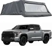 MHXJQY Truck Bed Soft Topper Tonneau Cover Compatible for Toyota Tundra 2014-2021 Foldable Camper Shell Truck Top Accessories 5.5ft Short Bed / 6.5ft Standard Bed(5.5FT Box)