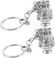 [AKOOSY] 2Pcs Car Censer Key Ring Pendant Unique Decorative Keychain Charms for Men Women Multi Functional Bag Purse Accessories Stylish Key Chain with Versatile Uses