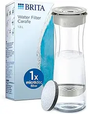 Brita Water Filter Carafe, SAN/Tritan/ASA, lightgrey, 10 x 10 x 28,5 cm