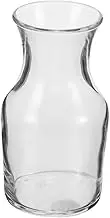 MOKKHNB Small Wine Decanter Transparent Glass Carafe for Individual Serving Elegant Design for Wine for Personal Use Celebrations