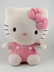 Hello Kitty By Sanrio Pink Plush 12" TY All Pink Doll