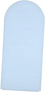 yuksok Wedding Arch Stand Cover Arch Cover Portable Trendy Ornament Arched Backdrop for Shower Bridal Shower Party Decor, 7.2FT Pink Blue