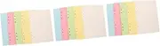 Tofficu 3sets Refillable Planner Binder Paper 6 Hole Punched A5 Lined Paper for Journal Supplies 100sheets*3