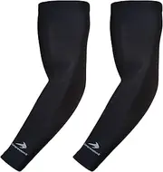 CompressionZ Youth Arm Sleeve (Pair) - Compression Elbow Brace Support for Girls/Boys/Kids - Sports Sleeves for Basketball, Baseball, Softball, Volleyball - Support Growing Muscles & Recovery