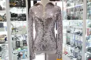Christian Dior Sequin Embellished Evening Pink Jacket Size IT40