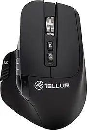 Shade Wireless Bluetooth Mouse, Rechargeable, 3200DPI, 8 Buttons, 4 Devices Simultaneously, Wireless Mouse with Quiet Click, Win, Mac, Android, iOS, USB C, Nano Receiver