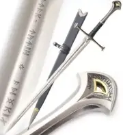 Anduril Sword Lord Of Rings Sword Custom Anduril GlobalDamascusKnives Lotr Sword