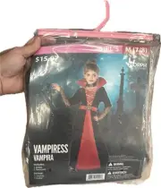 Morph Costumes Vampiress Vampire Dracula Halloween Costume Girls M (7/8) NIB