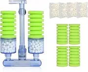 Aquarium Air Pump Sponge Bio Filter,Upettools Silent Mechanical and Biological High Density Foam Purifier Filtration Fish Tank Water Fall Air Pump.