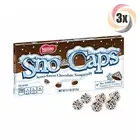 3x Packs Nestle Sno Caps Semi Sweet Chocolate Nonpareils Theater Box Candy 3.1oz