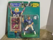 Starting Lineup Action Figure - 2000-2001 NFL - Peyton Manning - Colts - Card