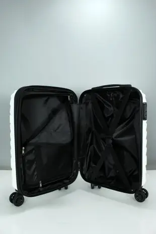 24吋行李箱可加大360度飛機輪固定密碼鎖ABS材質 (2.4折)