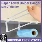 1/2x Paper Towel Holder Hanger Rack Kitchen Shelf Organizer Under Cabinet Roll