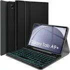 Backlit Keyboard Case for Samsung Galaxy Tab A9 Plus 11 Inch 2023, 7 Colors B...