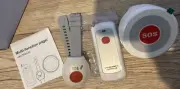 Senior Caregiver Pager Alert Systems 1 Call Button, 1 Wrist Band, 1 Reciever