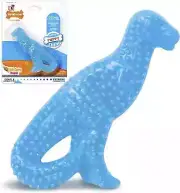 Nylabone Puppy Dental Dinosaur Chew Toy for Teething Puppies Chicken Flavor