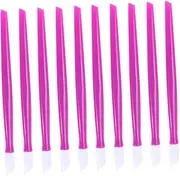 Beavorty Elegant Manicure Tools Set 100pcs Plastic Cuticle Pushers Remover Nail Art Pushers Lightweight Ergonomic