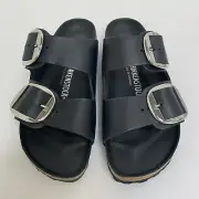 Birkenstock New w/ Box Arizona Big Buckle Black Oiled Exquisite Reg Select Size