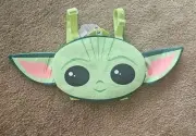 Disney Star Wars The Child Head Plush Zip Backpack