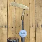 Modelo Beer TAP HANDLE Vtg Brass Putter Golf Club & Titleist Ball