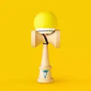 KROM POP Kendama -YELLOW - Quality Popular Kendama Skill Toy Made by Pros