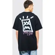 Mens Black Oversized Lmtd Edtn Back Print T-shirt