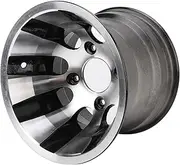 Brilluxa 10 Inch Wheel, Aluminum Alloy ATV Wheel Hub, Compatible with Quad Bike, Go Kart, Cart, Enhanced Performance (Achter 170 mm / 6,7 inch breedte)