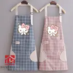 【SELL WELL】WATERPROOF APRON COOKING KITCHEN KITTY DESIGN