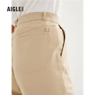 【AIGLE】女 防潑休閒長褲(AG-3P230A150 卡其)