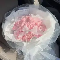 在飛比找樂天市場購物網優惠-森系芭蕾風玫瑰花束公主風仿真花朵520生日禮物送媽媽女友母親