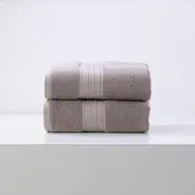 Renee Taylor Brentwood 650 GSM Quick Dry 2 Pack Bath Sheet Whisper
