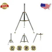 Heavy Duty Tripod Base with 28" Mast for Secure Antenna and Satellite Mounting