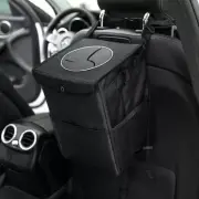 Car Foldable Waterproof Trash Can Hanging Car Seat Back Storage Organizer Bag