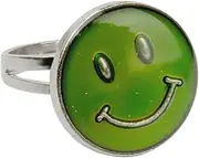 [Generic] Smiling Mood Ring Band Adjustable Size