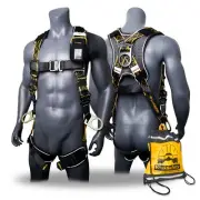 KwikSafety THUNDER DiamondBACK Safety Harness 3 D Ring Fall Protection ANSI OSHA