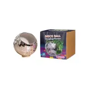 Bubblegum Stuff Disco Ball Hanging Planter 6'' Garden Decor Round Silver