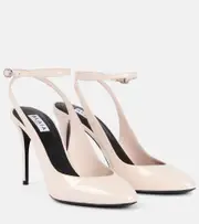 [Alaia] Alaïa Patent leather slingback pumps AU 6 pink