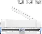 3-in-1 Paper Cutter, Portable Paper Trimmer with Straight Cutting, Scoring & Perforating Blades, Multi-Function Scrapbooking Tool, Paper Cutter Slider for Craft Paper Photos Crafts (Blue)