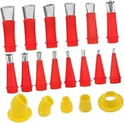 1 Set Reusable Caulking Nozzle Tips and Mixing Sticks for Epoxy Resin Adhesives Replacement Caulking Tip for Home Repairs Crafting Projects and Construction Applications