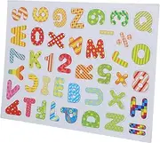 Happyyami Educational Boy Girl Abc Magnets Letters Numbers for Preschoolers Learning Flash Cards Learning for Year Olds Magnetic Letters for Fridge