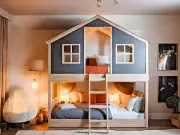 Digital PDF plans: Bunk Double bed Kids Playhouse, DIY step-by-step instructions