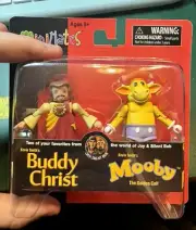 MiniMates : Buddy Christ & Mooby the Golden Calf - Kevin Smith - SEALED NEW