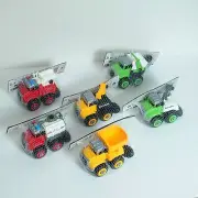 DAISO Japan Toy Car Assembly Type Working Vehicles Educational Learning Aid