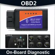 OBD2 Bluetooth Scan Tool Diagnostic Scanner Code Reader ELM327 Android Radio